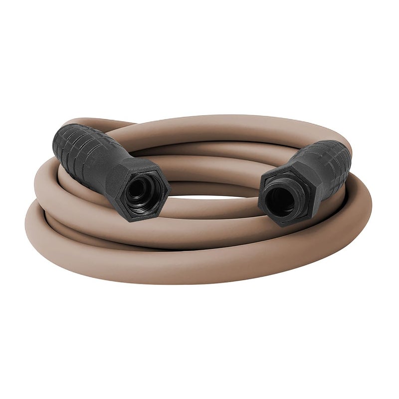 Flexzilla Colors SwivelGrip Garden Hose 5/8 in. x 10 ft., Lightweight All-Weather Water Hose, Durable and Flexible, Leak-Free Connections, Brown Mulch - Image 1