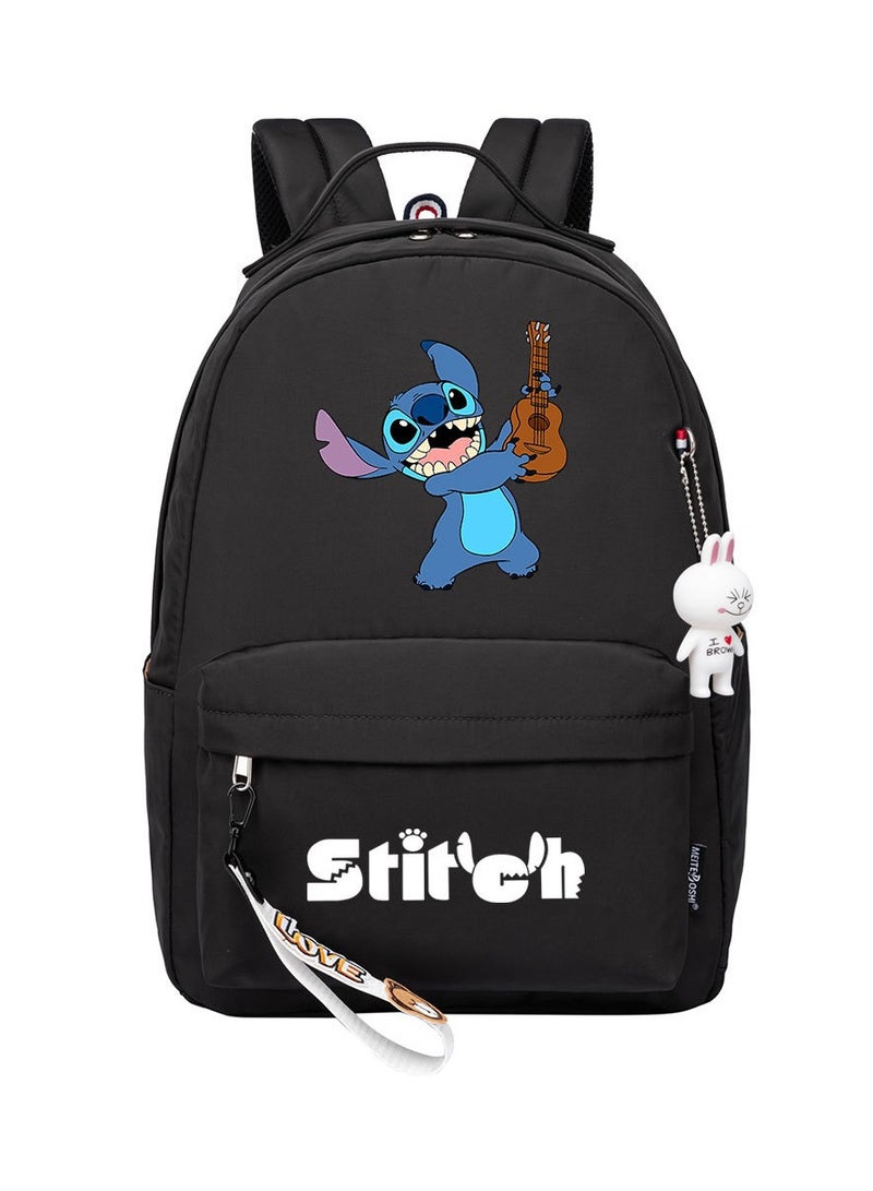 ستيتش حقيبة ظهر كارتون شبابية ذات سعة كبيرة للرجال والنساء
