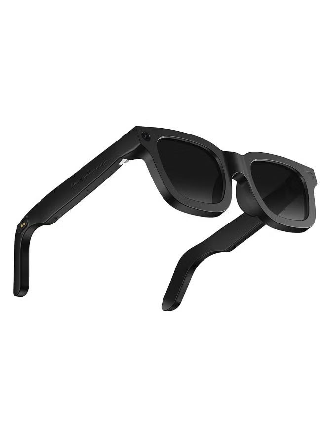 BlueFire Electrochromic AI Smart Glasses E02C with HD Camera 1080P Video Bluetooth Smart Sunglasses Auto Tint 4 Speed AI Translation Voice Control Music Calls 32GB Storage Black - Image 2