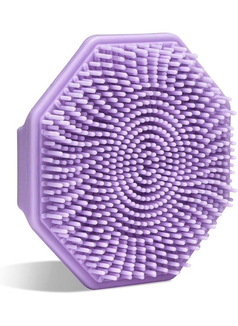 Sud Scrub Sud Scrub® Antimicrobial Silicone Face Scrubber, 1 Pack, Gentle Face Exfoliator for Sensitive Skin, Eco Friendly Facial Cleansing Brush, Exfoliating Face Brush for Men and Women (Purple) 