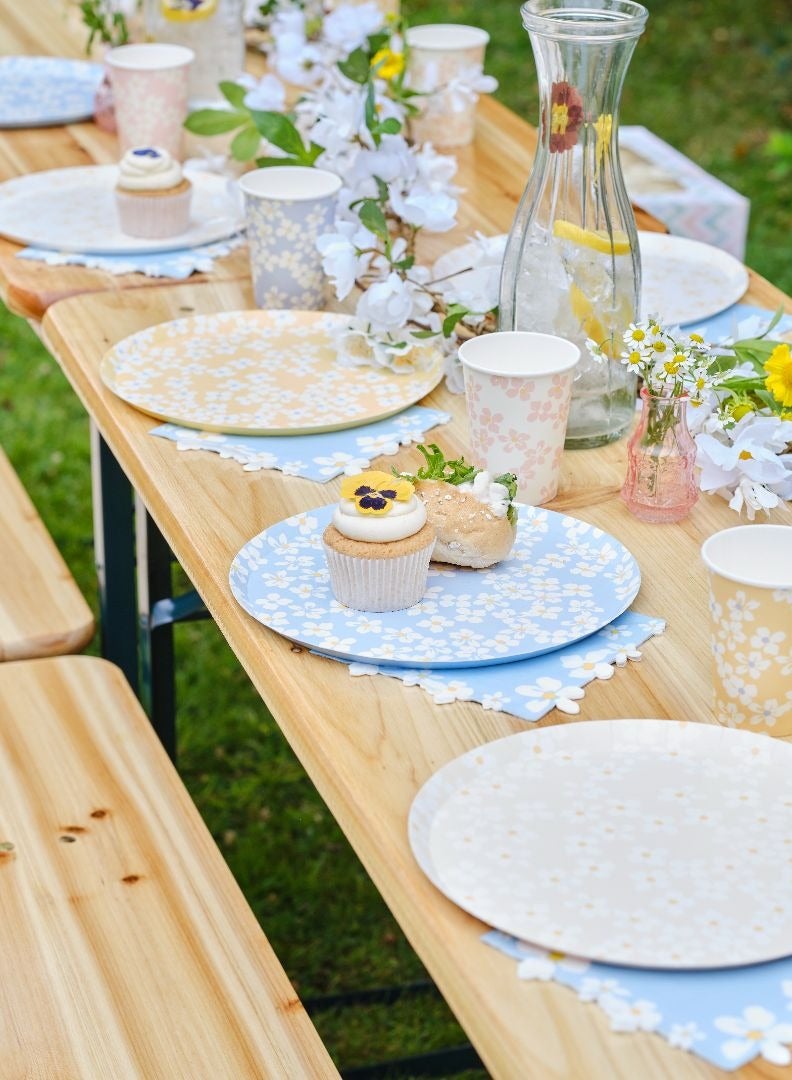 جينجر راي أطباق ورقية زهرية - Image 1