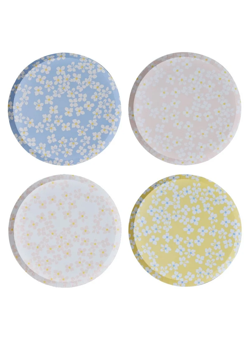 Ginger Ray Ginger Ray Floral Paper Plates - Elegant Party Supplies