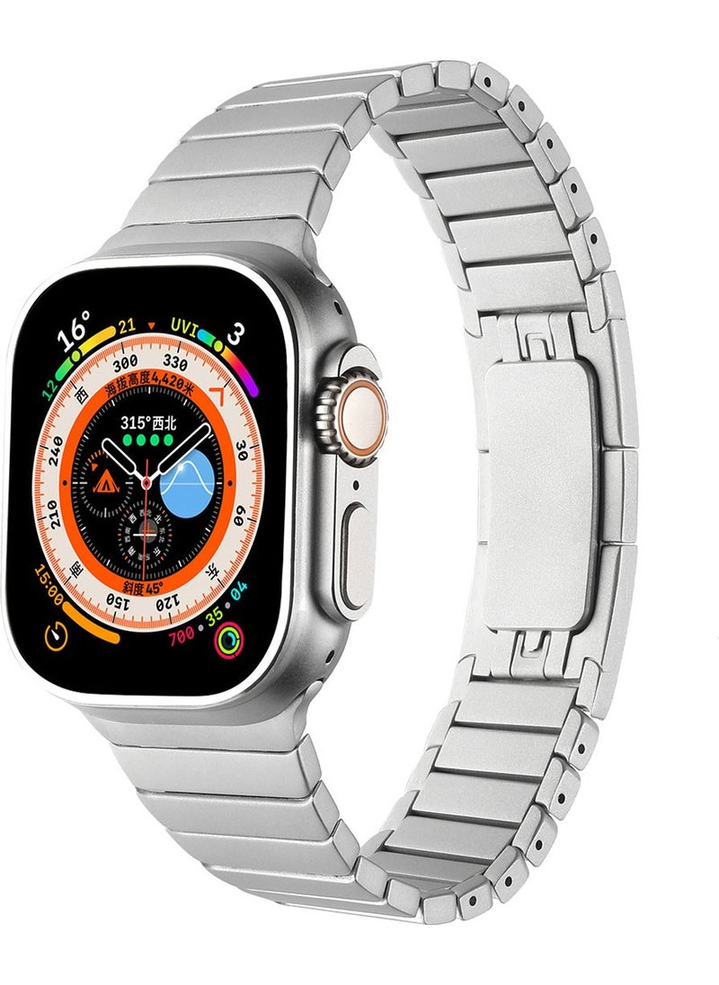 Rona Store Watch 10 46MM Compatible Krd-35 Metal Strap-Grey  - Image 1