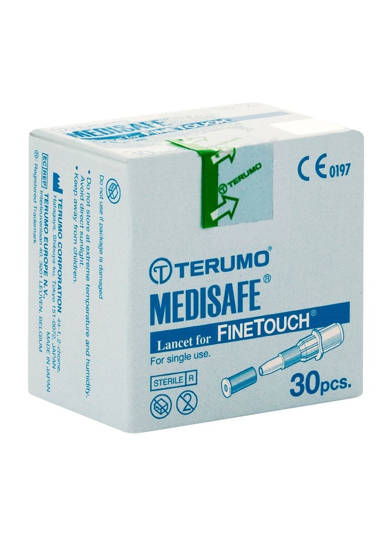 TERUMO MEDISAFE FINE TOUCH LANCET-30 pieces - Image 1
