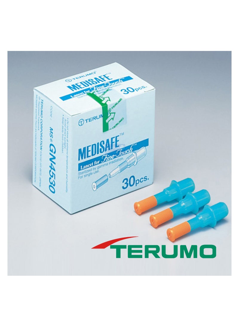 TERUMO MEDISAFE FINE TOUCH LANCET-30 pieces - Image 2