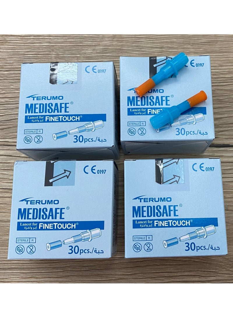 TERUMO MEDISAFE FINE TOUCH LANCET-30 pieces - Image 3