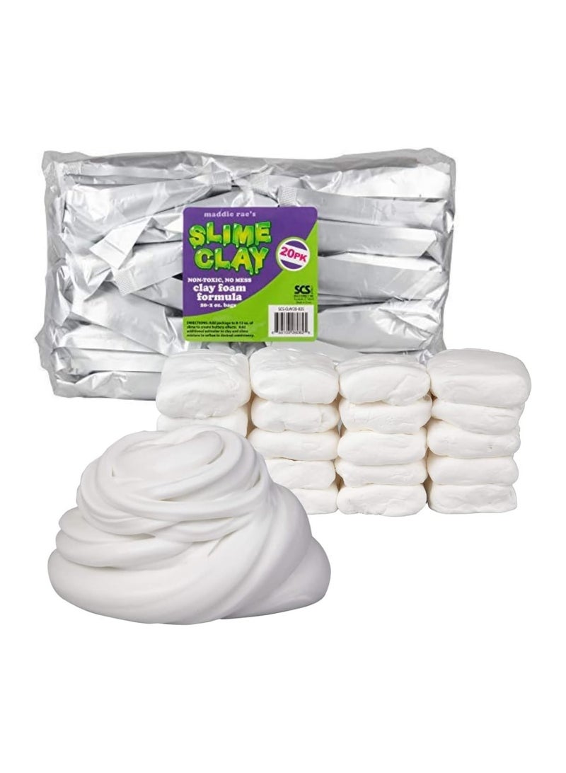 SCS Direct Maddie Rae Slime Clay (2Pk) Nontoxic No Mess Clay Foam Formula For Unique Creamy Butter Effects Great For Arts & Crafts Slime Glue Making Supplies School Projects Gifts For Kidscompare To Daiso - Image 1