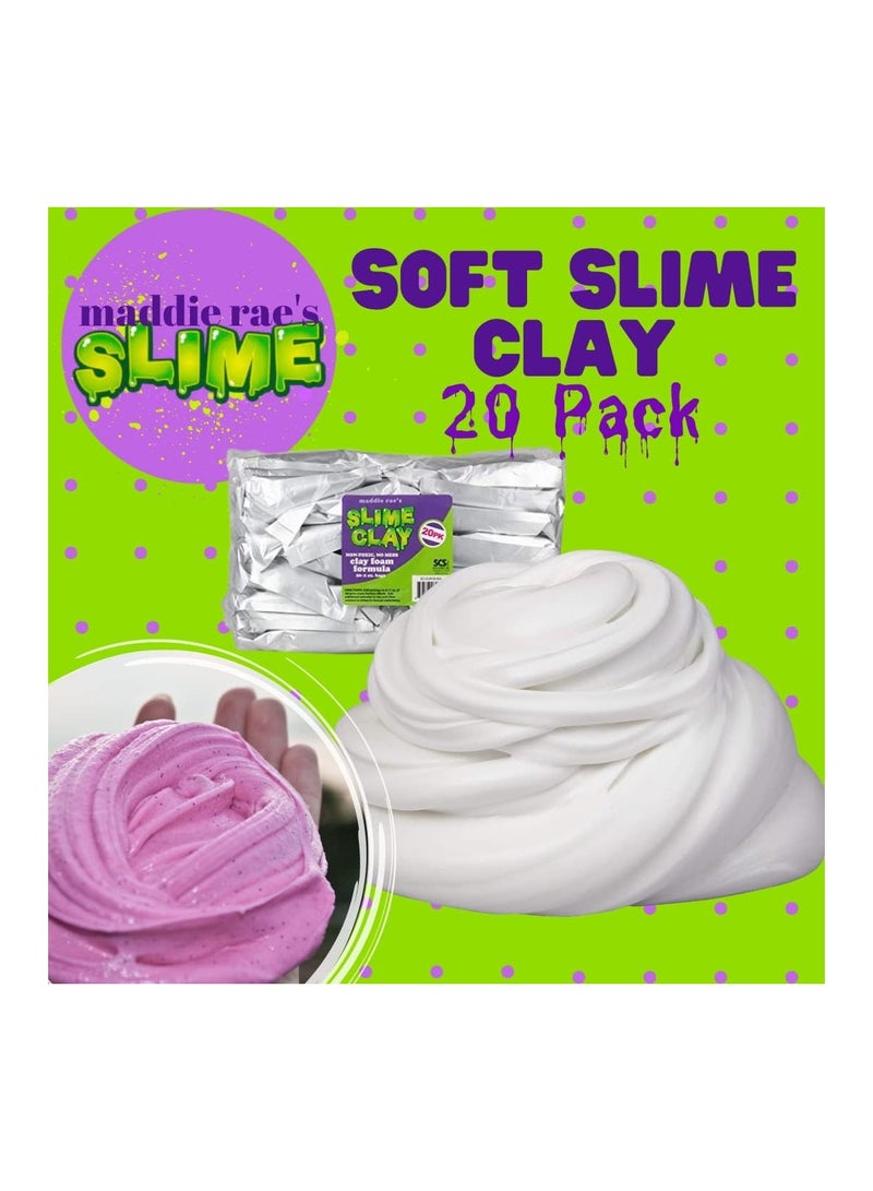 SCS Direct Maddie Rae Slime Clay (2Pk) Nontoxic No Mess Clay Foam Formula For Unique Creamy Butter Effects Great For Arts & Crafts Slime Glue Making Supplies School Projects Gifts For Kidscompare To Daiso - Image 2