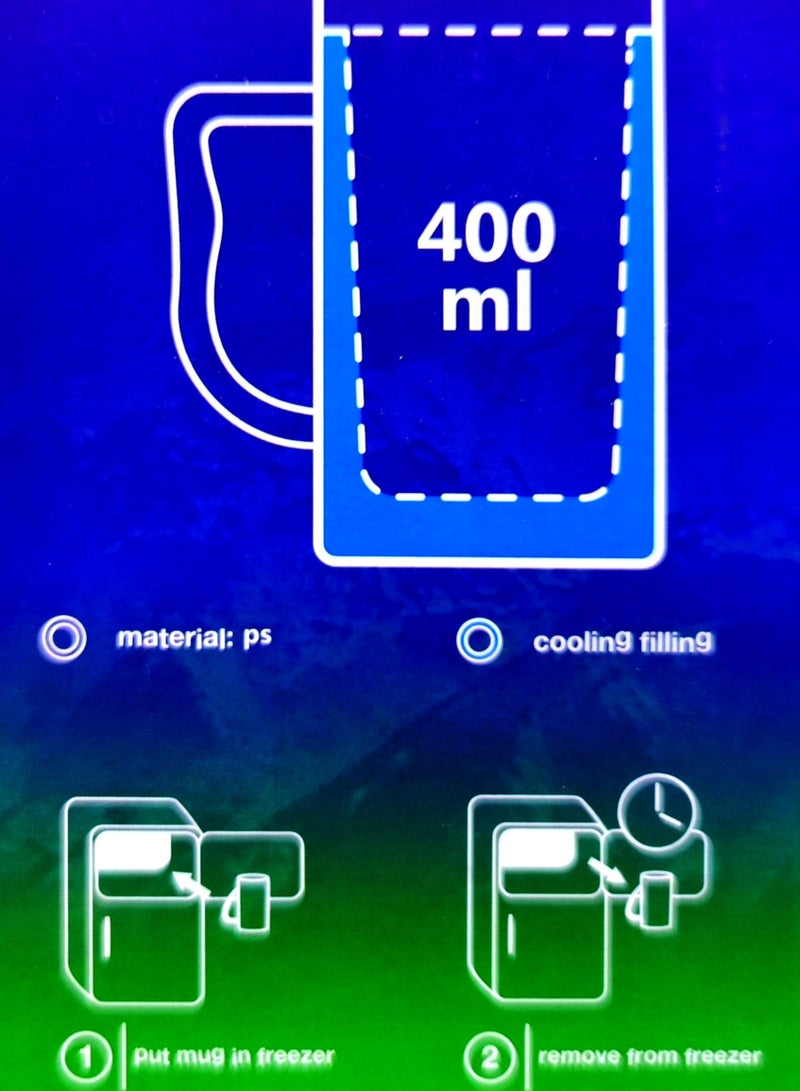 Chamdol كوب مجمد جل مزدوج الجدار - Image 3