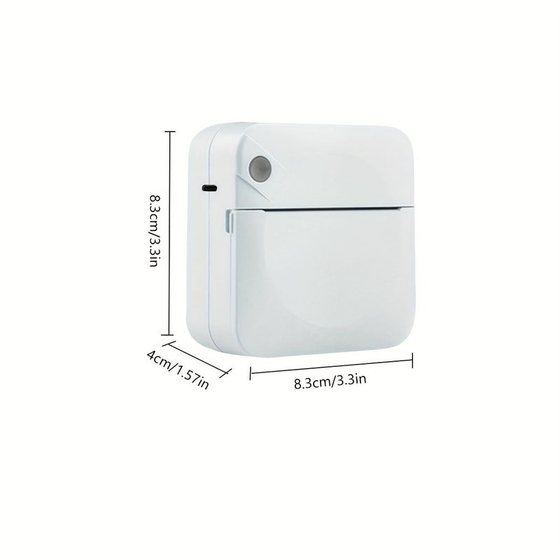 Portable Wireless Mini Printer Pink For Printing Photos Labels And Notes Perfect Holiday Gift - Image 5