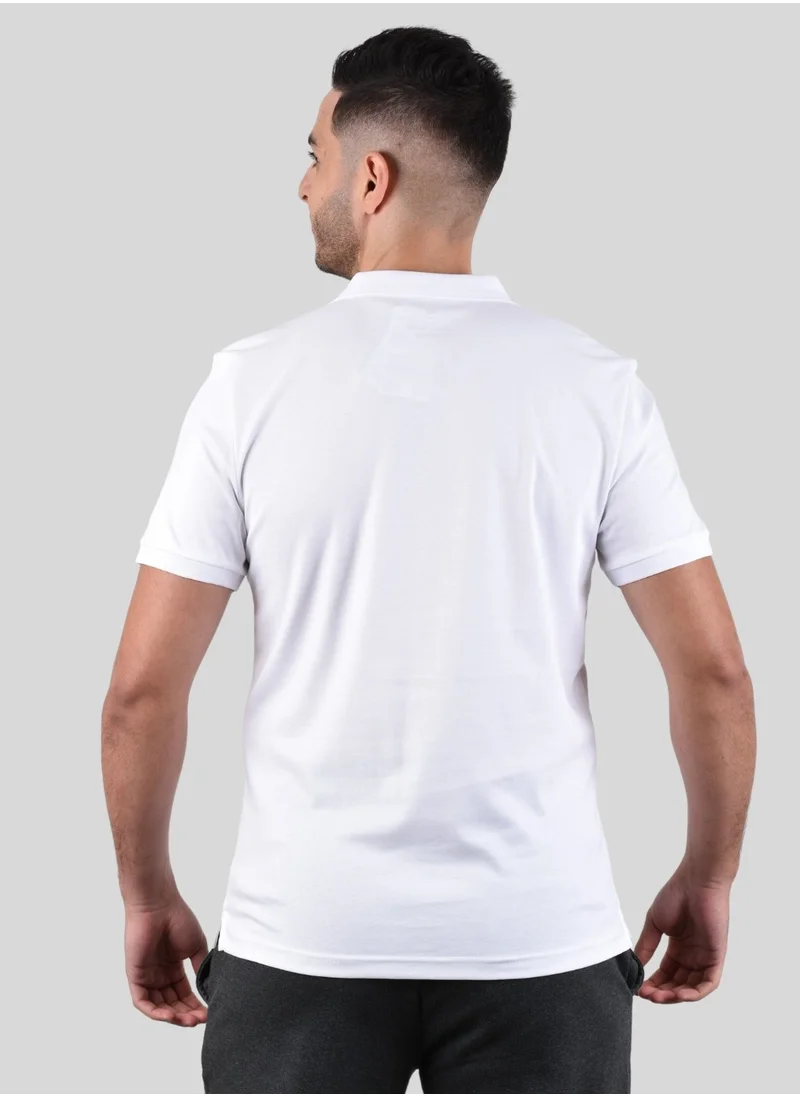 جيوردانو Men's Liquid Touch Polo  - White