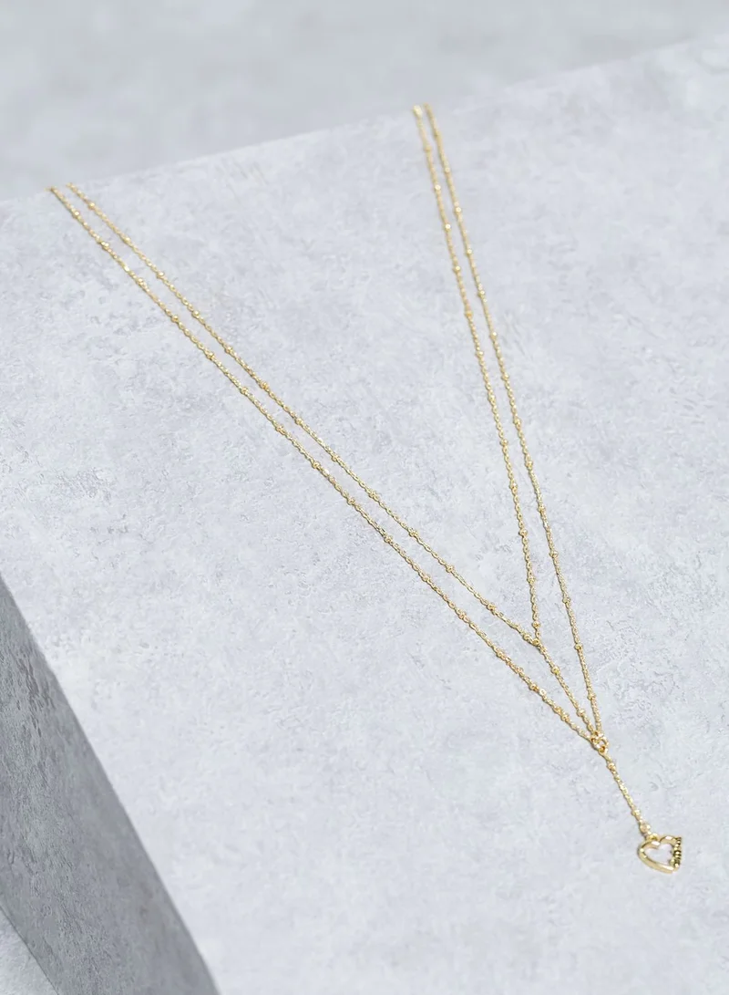 Juicy Couture Heart Drop Necklace