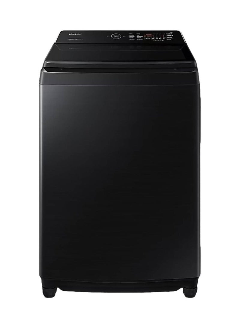 سامسونج غسالة سامسونج تحميل علوي بتقنية إيكو بابل والمحرك الرقمي، 16 كجم، 700 دورة في الدقيقة، أسود، WA16CG6745BVSG - Image 1