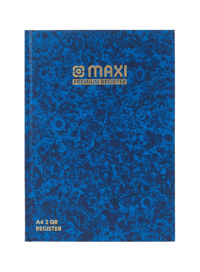 Maxi 5-Piece A4 Size Register Book 96 Sheets Blue Cover - Image 2