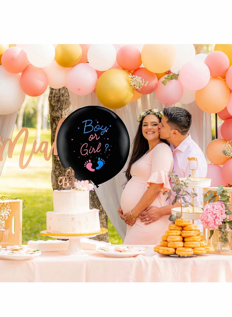KASTWAVE Gender Reveal Balloons, 36 Inch Boy or Girl Balloons Decoration - Image 3