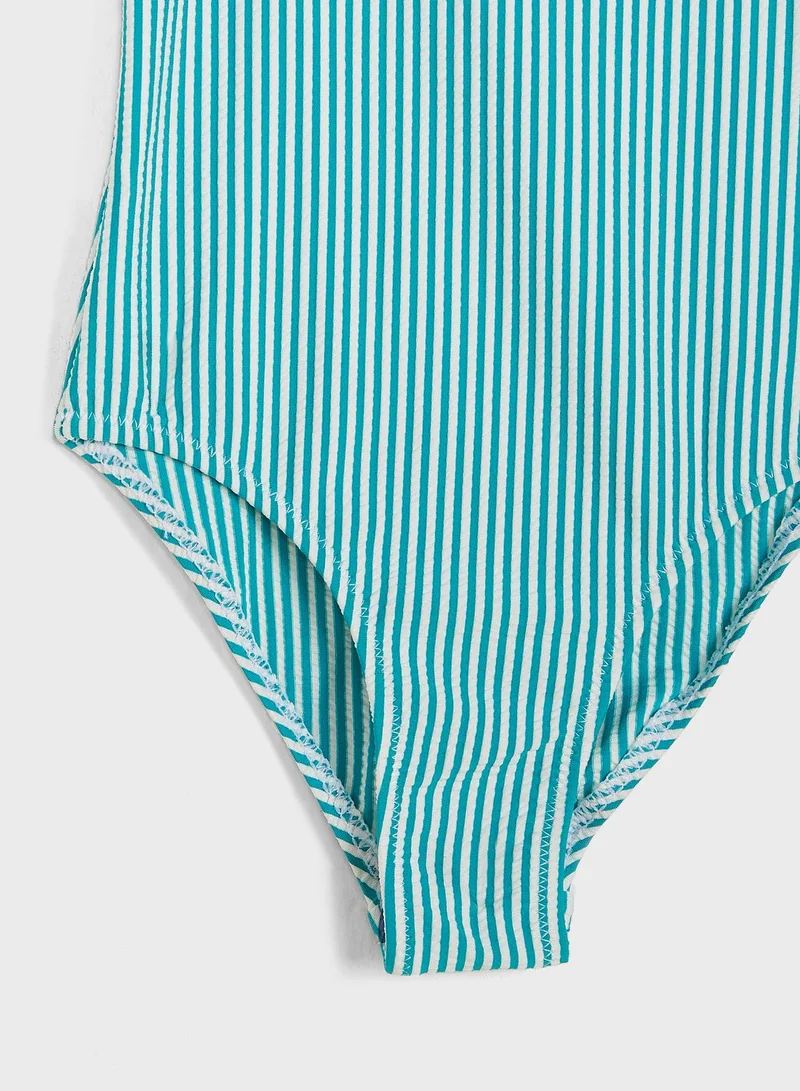 Okaidi Obaibi Kids Striped Swimsuits