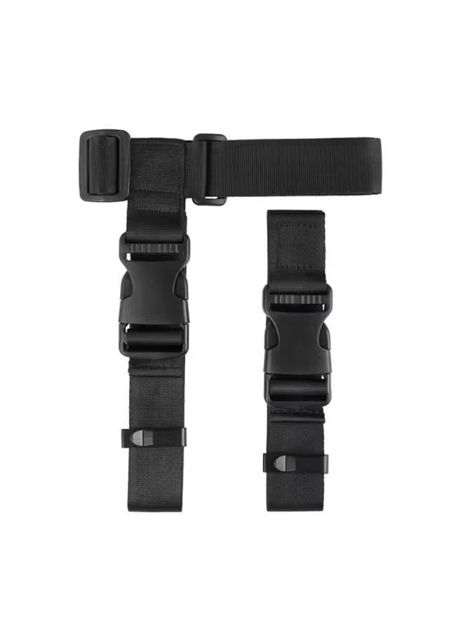 حزام متعدد الوظائف لعربة الأمتعة، مصنوع من شريط مطاطي خاص بالسفر، يُستخدم كحزام أمان لصندوق تخزين الأمتعة، مع حزام قابل للتعديل. - Image 3