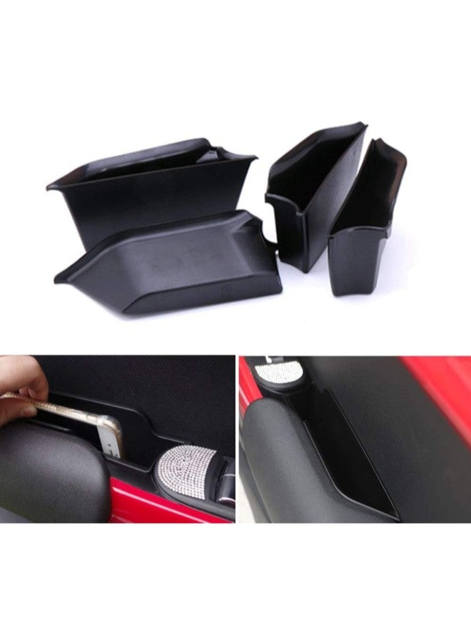 كلاراكو مقبض مسند ذراع باب السيارة الداخلي صندوق تخزين مسند الذراع حامل صينية لغطاء الهاتف النحاسي F55 الصلب منظم ملحقات التصميم المعدلة - Image 1