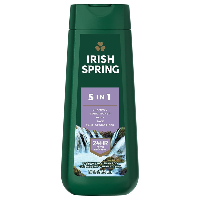 Irish Spring 5in1 Body Wash for Men 20 Oz