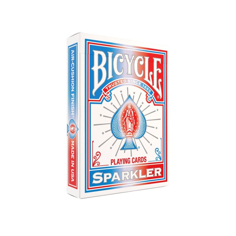 Bicycle Sparkler Playing Cards â€“ Made in USA - Tribute to American Flag & Dazzling Fireworks Deck, Bold Patriotic Collectible Card Set for Fourth of July Parties, Americana Gifts, Family Game Night - Image 1