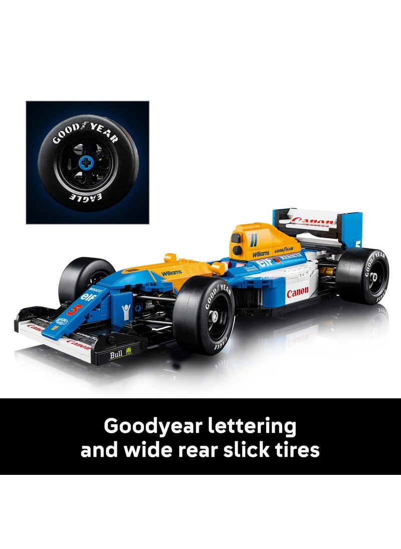 LEGO Icons Williams Racing Fw14B & Nigel Mansell 10353 (799) Pieces  - Image 5