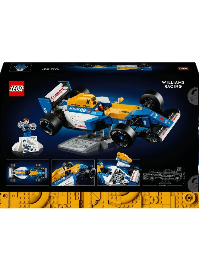 LEGO Icons Williams Racing Fw14B & Nigel Mansell 10353 (799) Pieces
