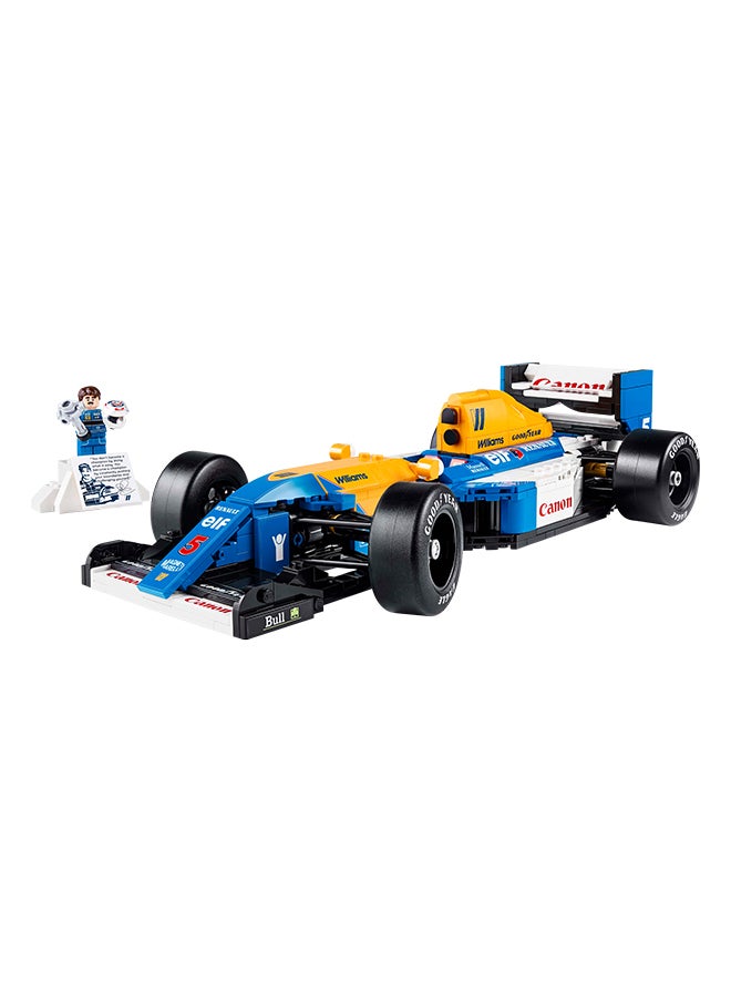 LEGO Icons Williams Racing FW14B & Nigel Mansell - F1 Car Model Set for Adults, with a Collectible Driver Minifigure, Trophy & Display Stand - Gift Idea for Men, Women & Teenage Motorsports Fans 10353 (799 pieces)  - Image 5