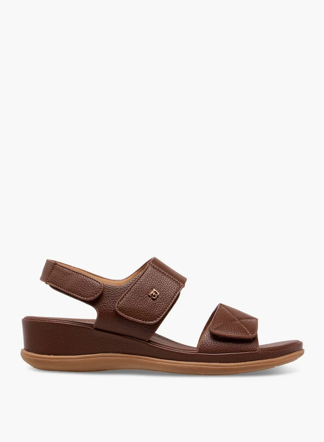 فلورا بيلا من شو إكسبرس Solid Sandals with Hook and Loop Closure