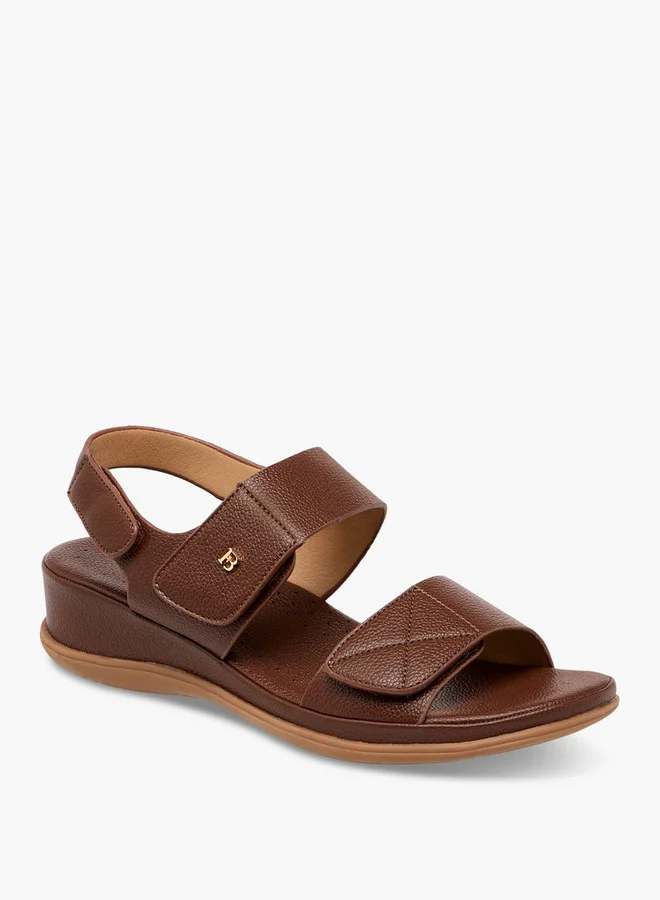 فلورا بيلا من شو إكسبرس Solid Sandals with Hook and Loop Closure