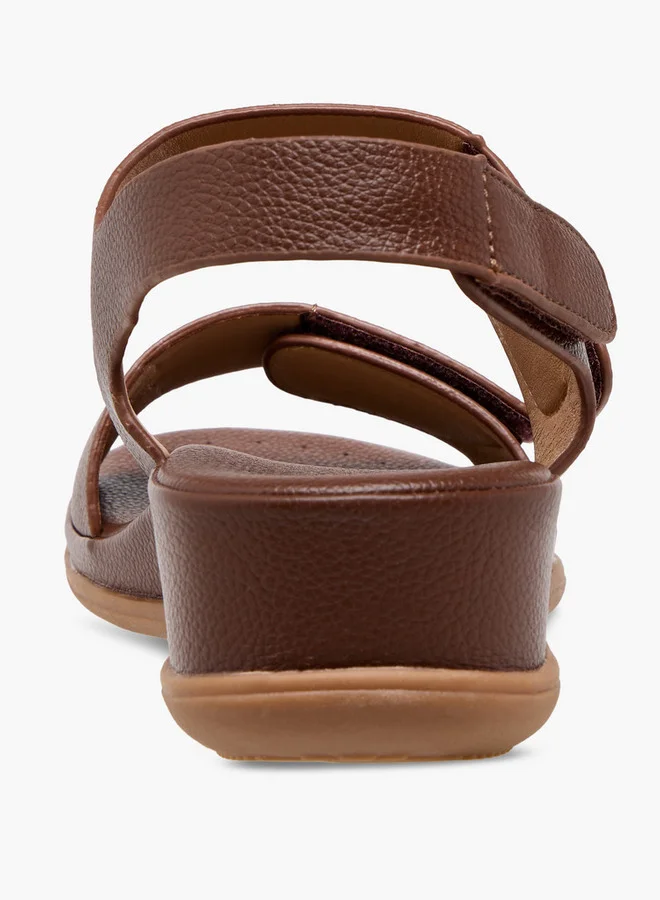 فلورا بيلا من شو إكسبرس Solid Sandals with Hook and Loop Closure