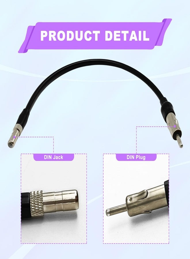 NOTISH Car Radio Antenna Adapter Male Plug Stereo FM AM Upgrade Suit - Compatible with 2006-2014 GM Chevrolet GMC Cadillac Pontiac - Image 3