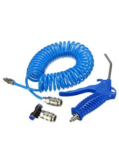 MATIES MATIES Air Blow Gun Kit Air Duster Cleaning Nozzle with Hose Pressure Valve  - Image 1