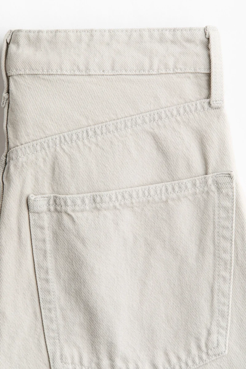 H&M  Barrel High Waist Jeans for Women | Best Price UAE