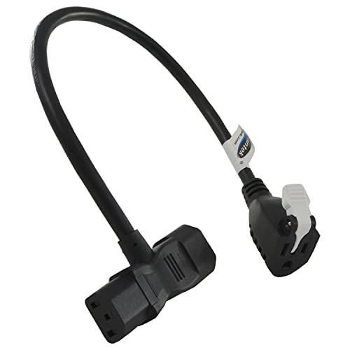 Conntek 1.5-Feet, Dr. T-Xtra Cord IEC C13/C14 Plug to U.S 3 Prong Connector - Image 3