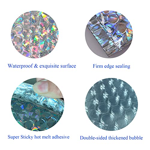 HOSL Bubble Mailer 5.2x5.2"(Inner) Shipping Envelopes 20 Pack Padded Envelopes for Mailing Shipping Packaging small Business Waterproof Package Bags Bulk (Silver) - Image 3
