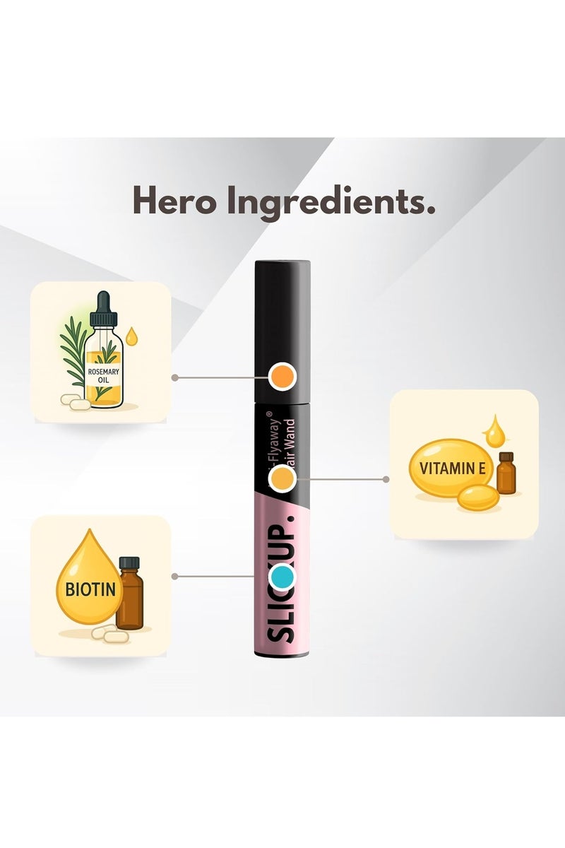 التقطير مجموعة من 2 عصا تثبيت الشعر SLICKUP المضادة للتطاير، عصا تثبيت الشعر للشعر المجعد، عصا تثبيت الشعر المتطاير، مثبت شعر الأطفال، عصا تثبيت الشعر لتصفيف ناعم - Image 4