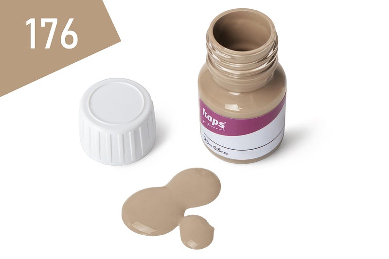 Kaps Dye Paint For Leather Shoes And Bags With Sponge And Brush, Super Color, 70 Colors (176 - Pine) - Image 3