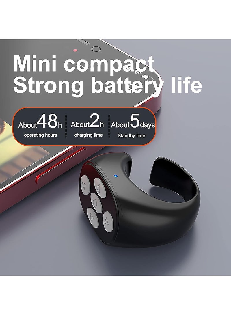 For TIK Tok Bluetooth Remote Control Page Turner for iPhone Camera, Bluetooth Button Clicker Compatible with iPhone/iPad/Android/Smartphones/Tablets  - Image 3