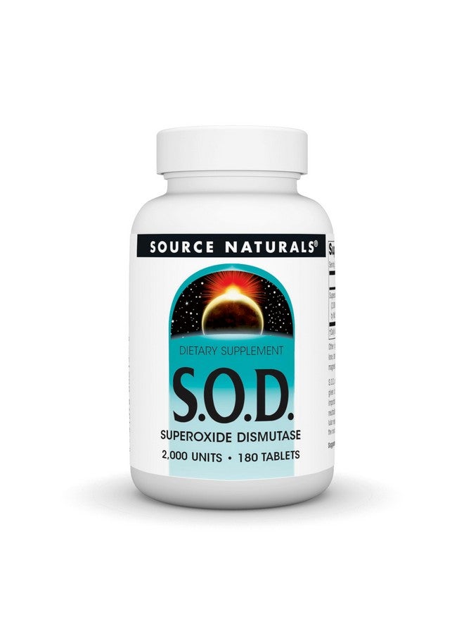 Source Naturals S.O.D. 1/180 Tablets AD - Image 1