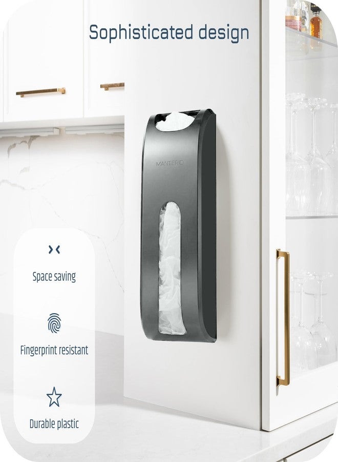 Manterio Wall Mount Plastic Bag Organizer | Durable Plastic Grocery Bag Saver | Smudge Proof, Fingerprint Resistant - Image 5