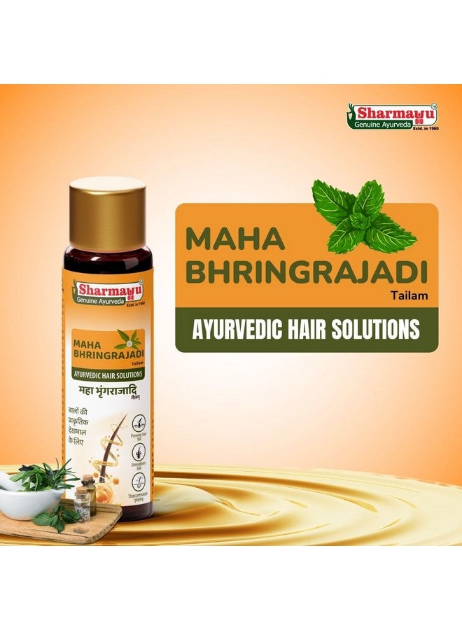 Sharmayu Maha Bhringrajadi Ayurvedic Hair Oil - 100 ml - Image 3