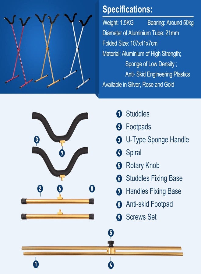 Fair RC FMS Airplane Stand Model Airplane X Display Plane Stand/Holder V2 Plane Work Stand- Blue - Image 5