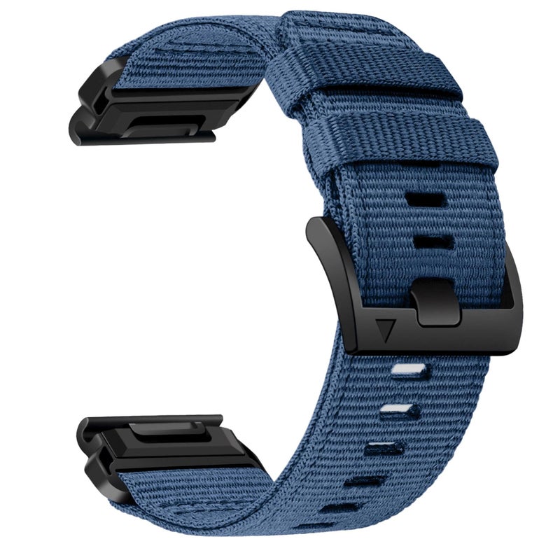 Abanen Rugged Nylon Watch Bands for Garmin Fenix 8 51mm / Enduro/Instinct 2X / epix Pro 51mm, Adjustable Sports Wrist Strap with Stainless Steel Clasp for Fenix 7X / 6X /5X, Instinct 3 50mm - Image 1