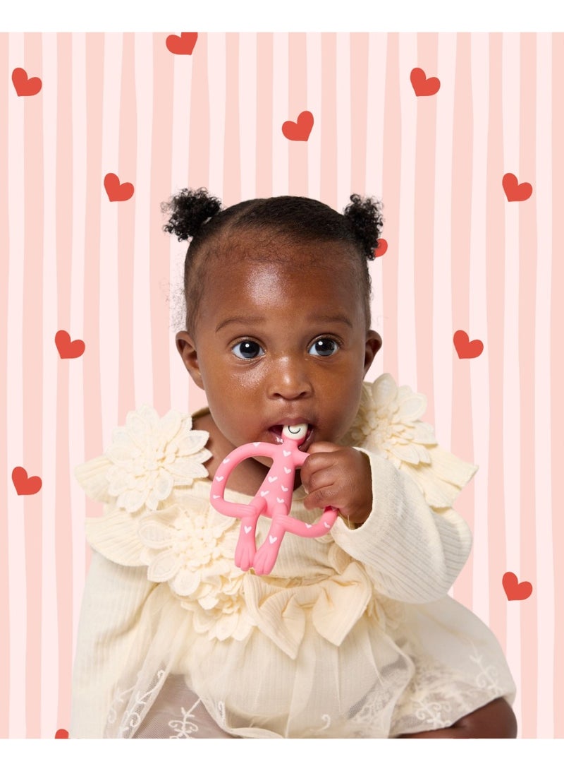 MATCHSTICK MONKEY Monkey Teether Love Hearts - Image 4