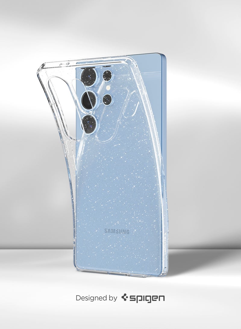 Spigen Liquid Crystal Glitter for Samsung Galaxy S25 ULTRA Case Cover - Crystal Quartz - Image 3