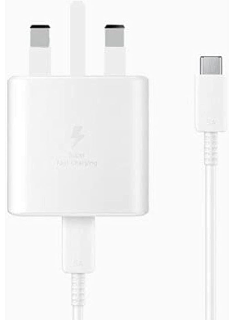 شاحن USB-C أصلي بقوة 45 واط - محول شحن سريع للغاية متوافق مع Samsung Galaxy S23/S22/S21 Ultra، Note 20، Tab S8/S7، MacBook Air، iPad Pro، Pixel والمزيد - Image 1