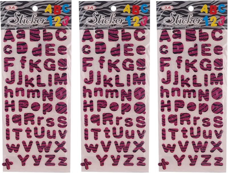 ا ابوربلي ينجليسه ليتتيرس فوام ستيككير سيت وف  بييكيس فور كيدس  ماوفي