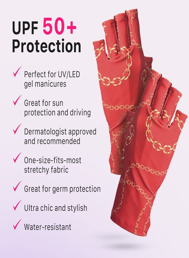 ManiGlovz - Original UPF 50+ UV Light Protective Nail Gloves | Gel Manicure and Anti UV Fingerless Gloves for Women | Protects Skin During Driving and Sun Exposure - Image 3