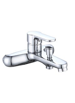 Valdeno Shower Hot and Cold Mixer Fiona, Polished Chrome, Bathtub Single Lever Faucet, Shower Tap, Water Saving Soft Flow with Handheld Shower Head Set
