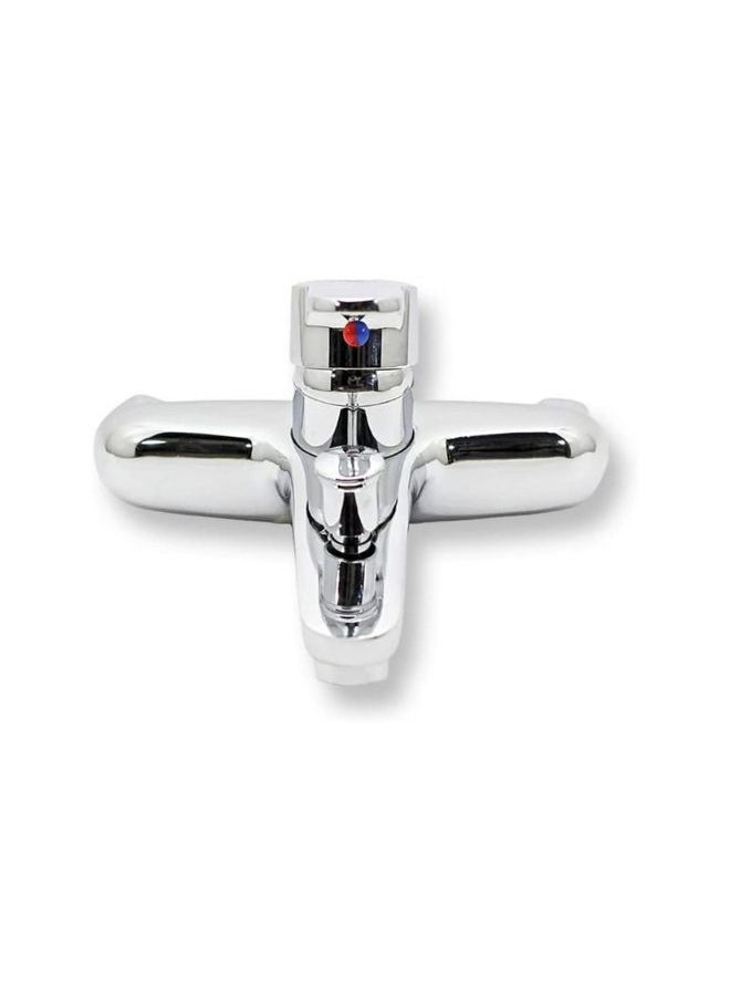 VALDENO - Valdeno Shower Hot and Cold Mixer Fiona, Polished Chrome, Bathtub Single Lever Faucet, Shower Tap, Water Saving Soft Flow with Handheld Shower Head Set - Image 1